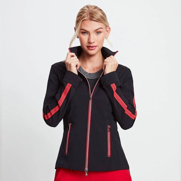 Anatomie Justine Track Jacket size Small slim fit, high neck Neiman Marcus - Picture 4 of 10